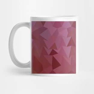 Antique Fuchsia Abstract Low Polygon Background Mug